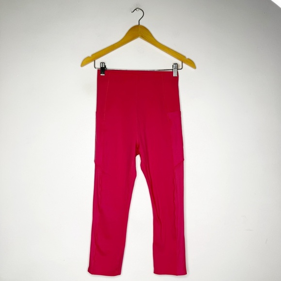 Sweaty Betty Super Soft Flow Crop Leggings Pink Size Small - Picture 2 of 8